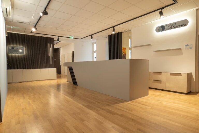 Empfangsbereich Steuerkanzlei