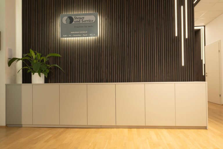 Empfangsbereich Steuerkanzlei